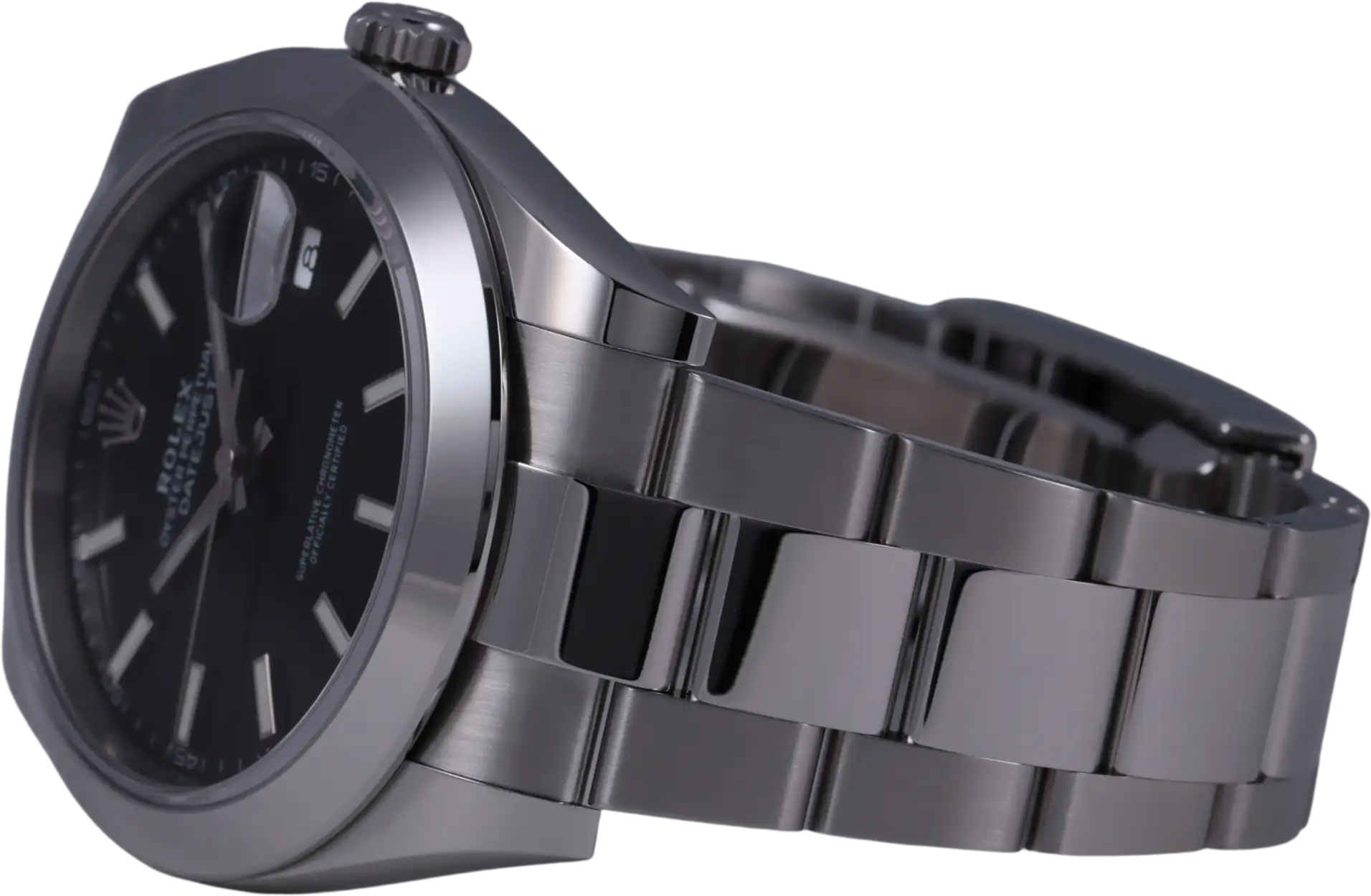 Rolex Datejust 41 Steel Black Oyster 126300